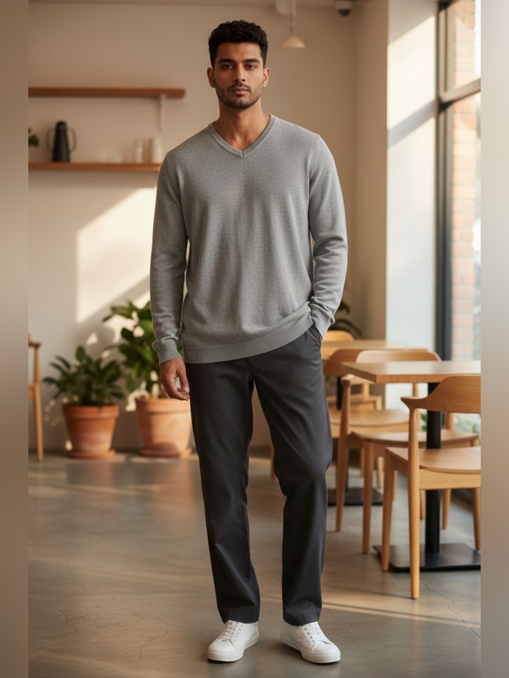 Sonoma Mens V Neck Sweater